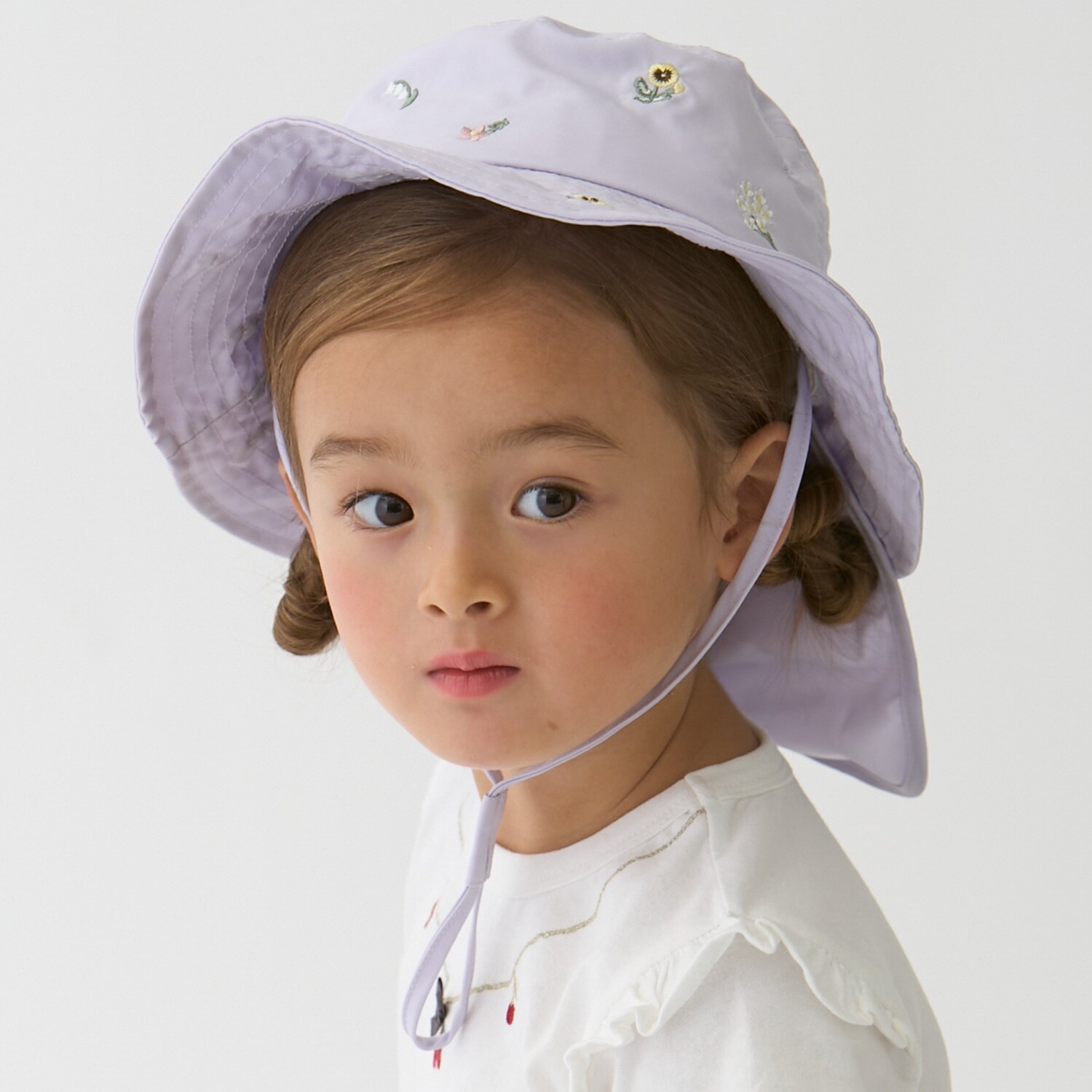 【遮熱】刺しゅうバケットハット