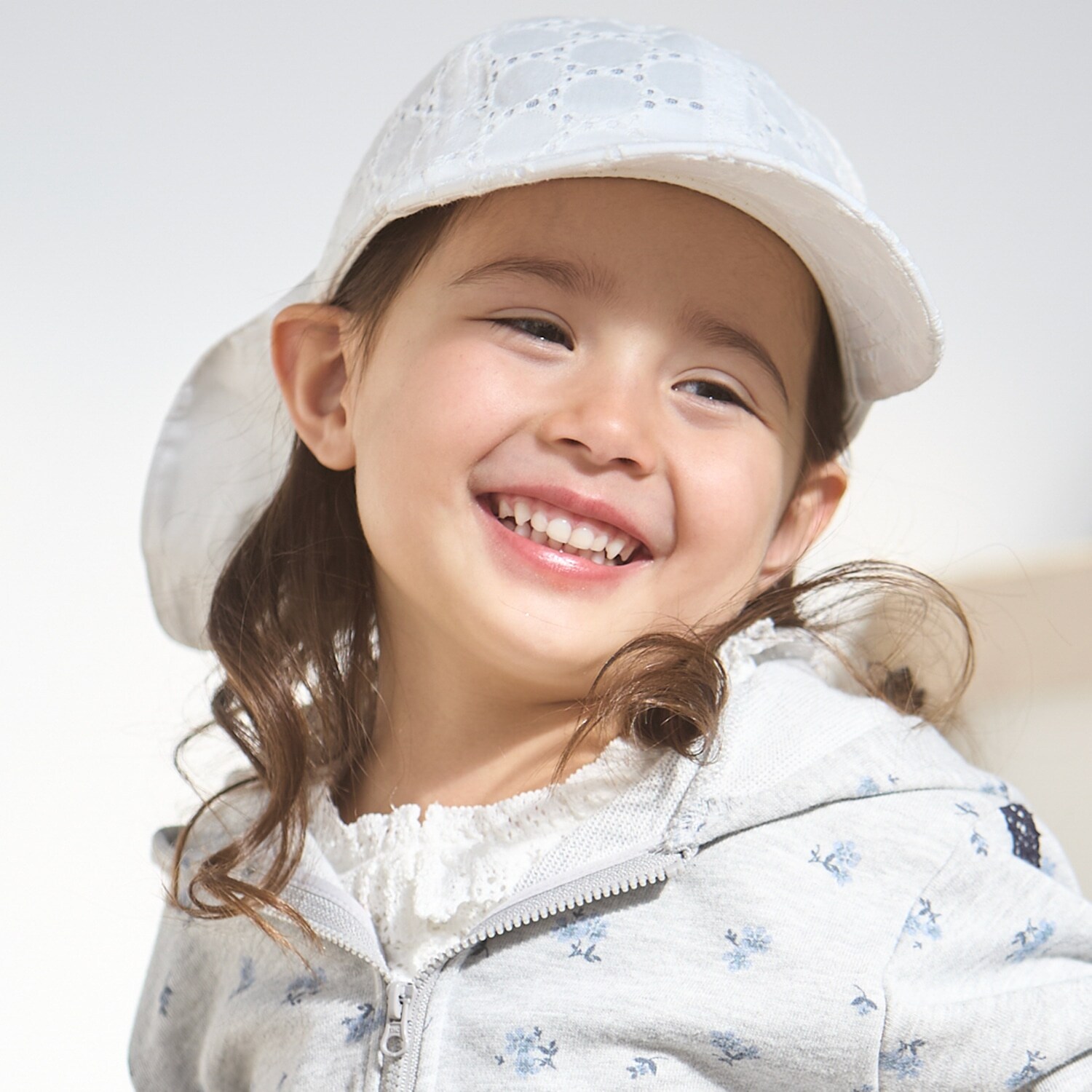 【UV加工】日よけリボンキャップ