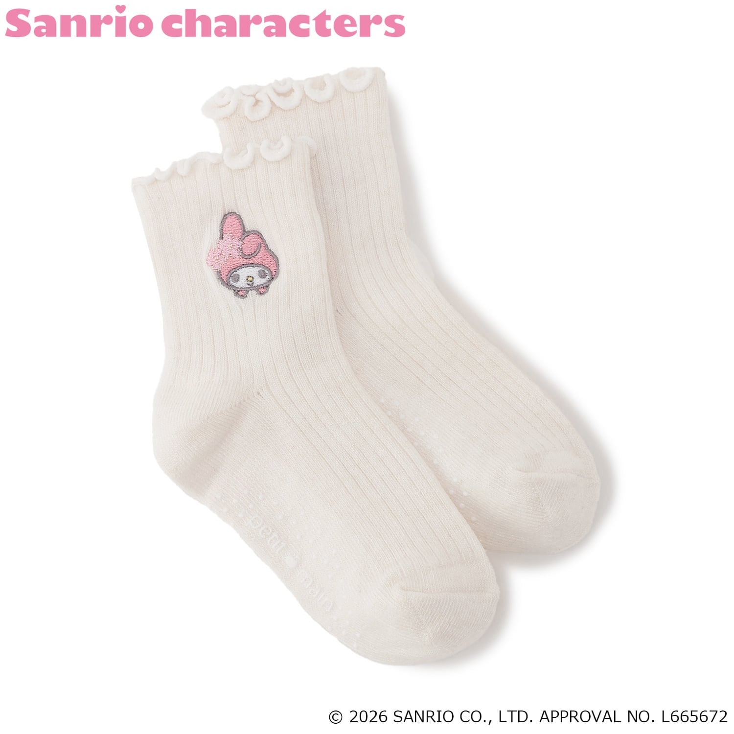 【サンリオキャラクターズ】刺しゅうソックス
