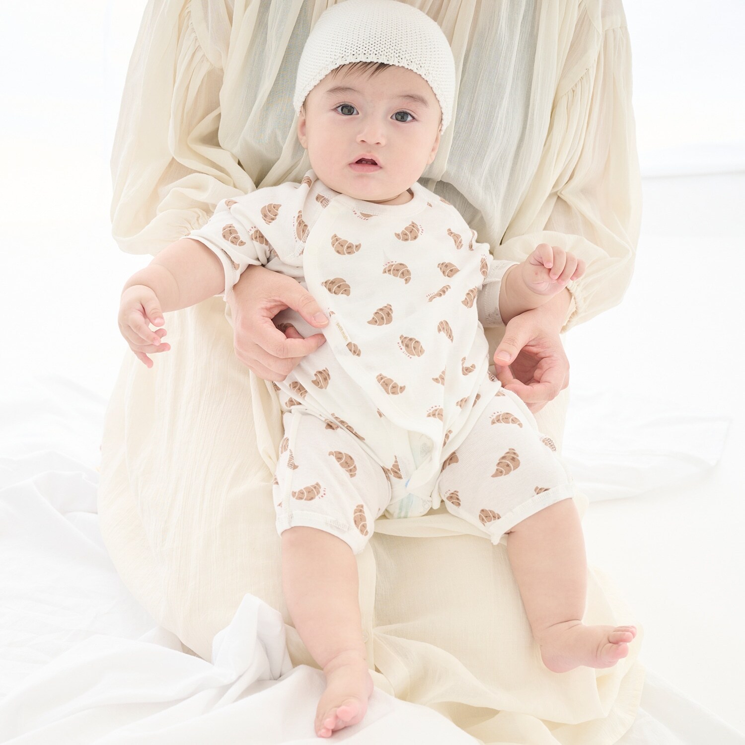 【弱酸性】7分袖2WAYオール