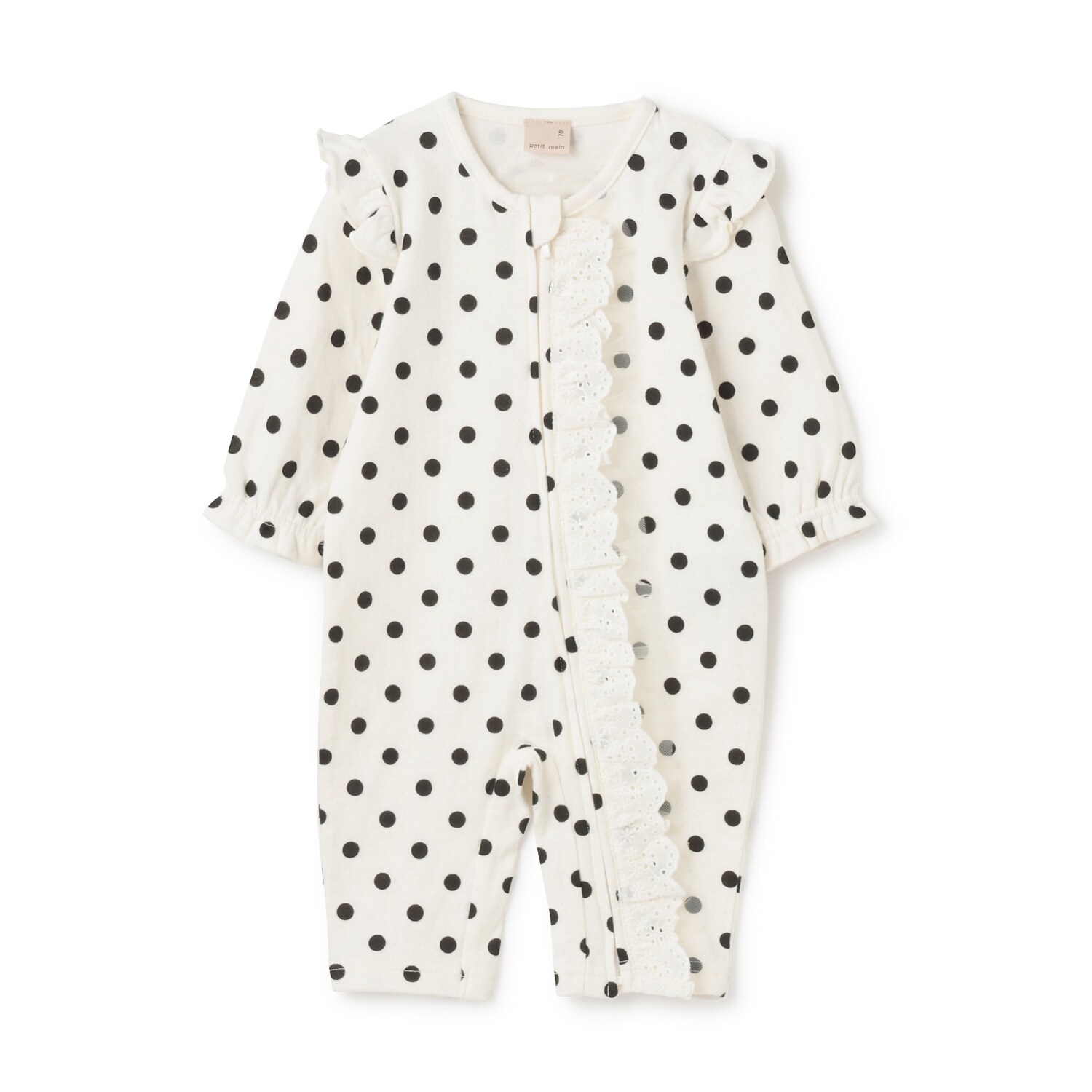 レースフリルカバーオール