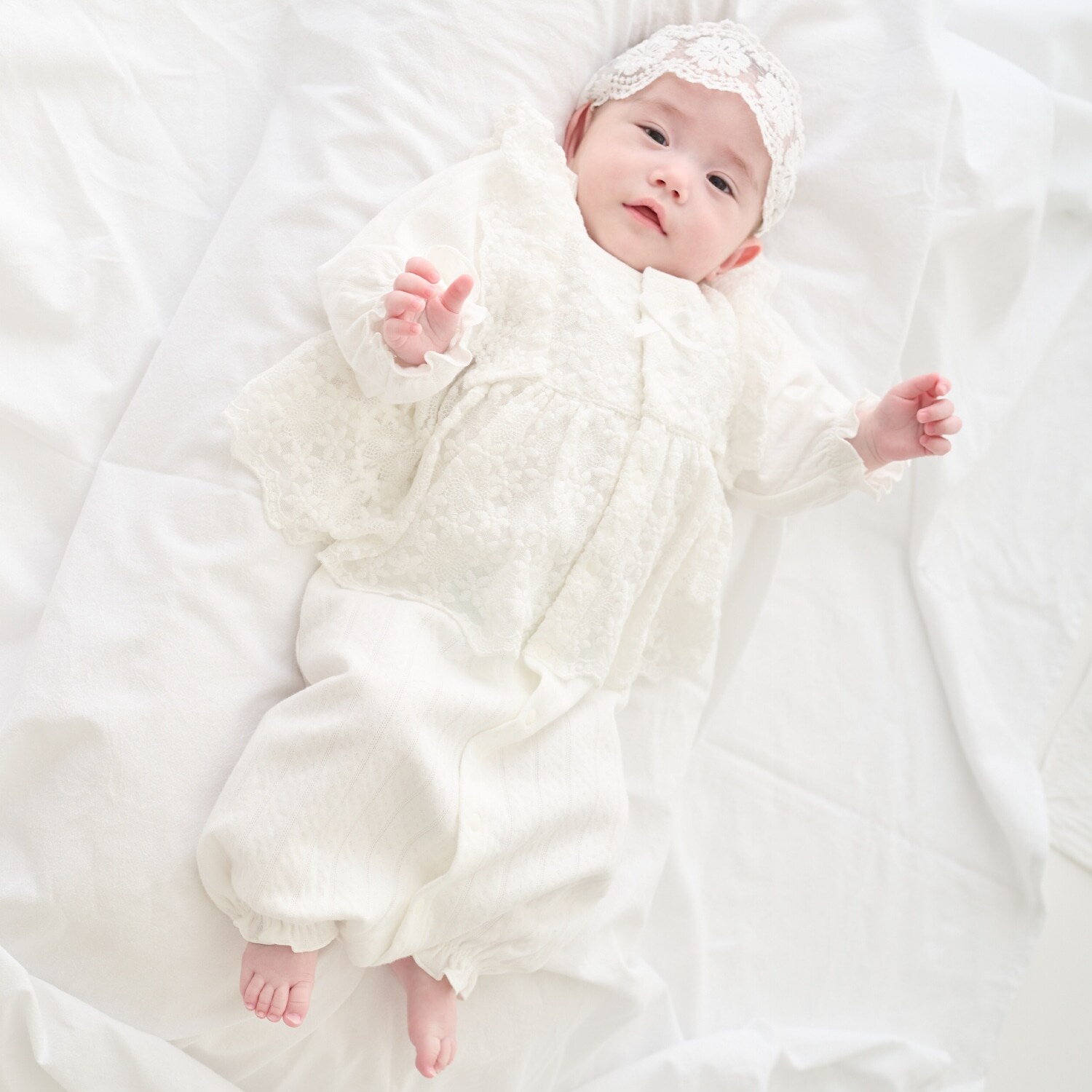 【オーガニック】ペプラム切替2WAYオール