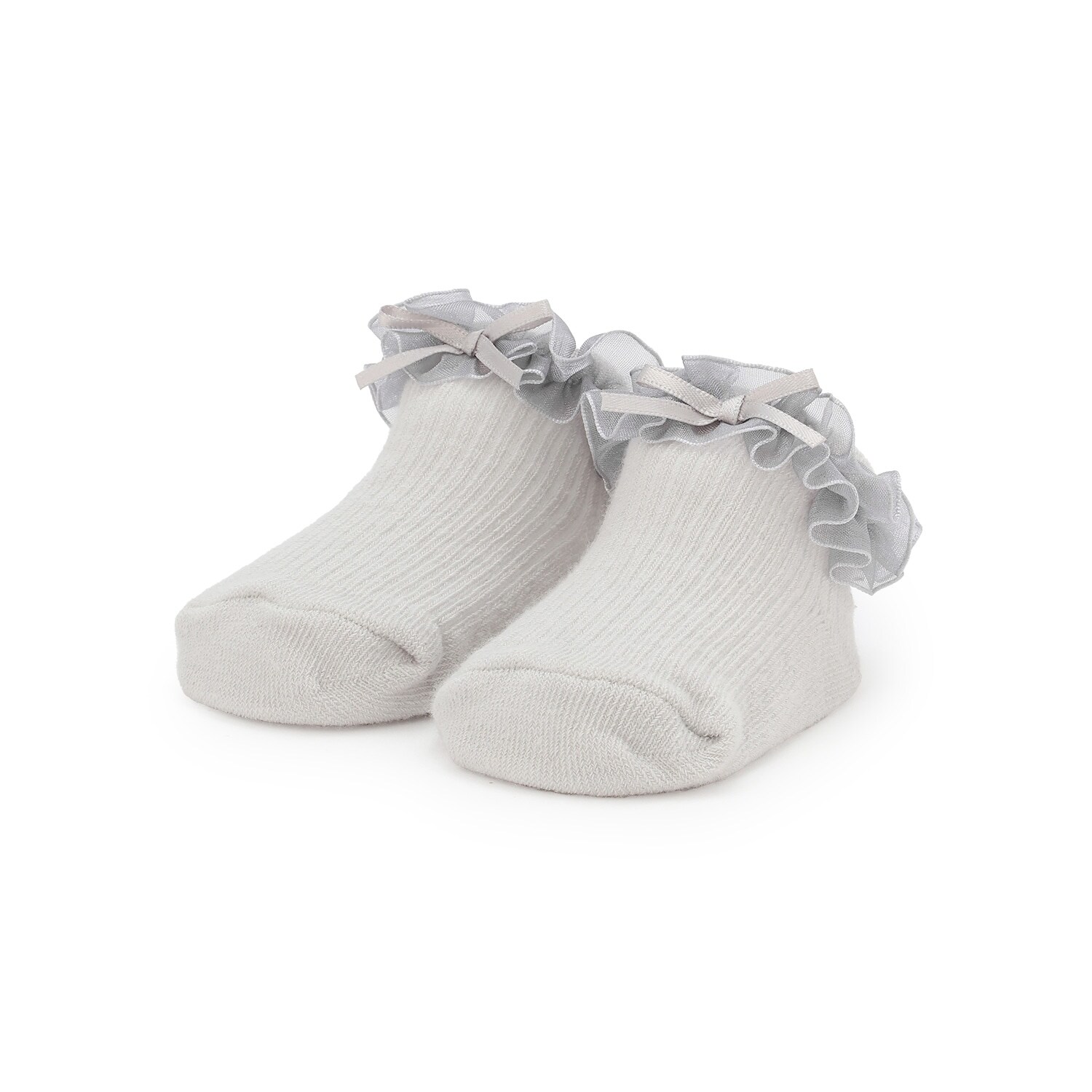 オーガンジーフリルカップソックス