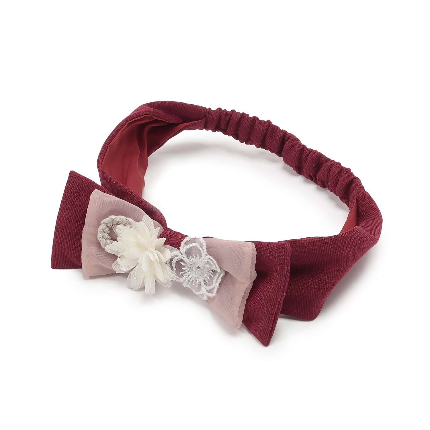 和風リボンヘアバンド