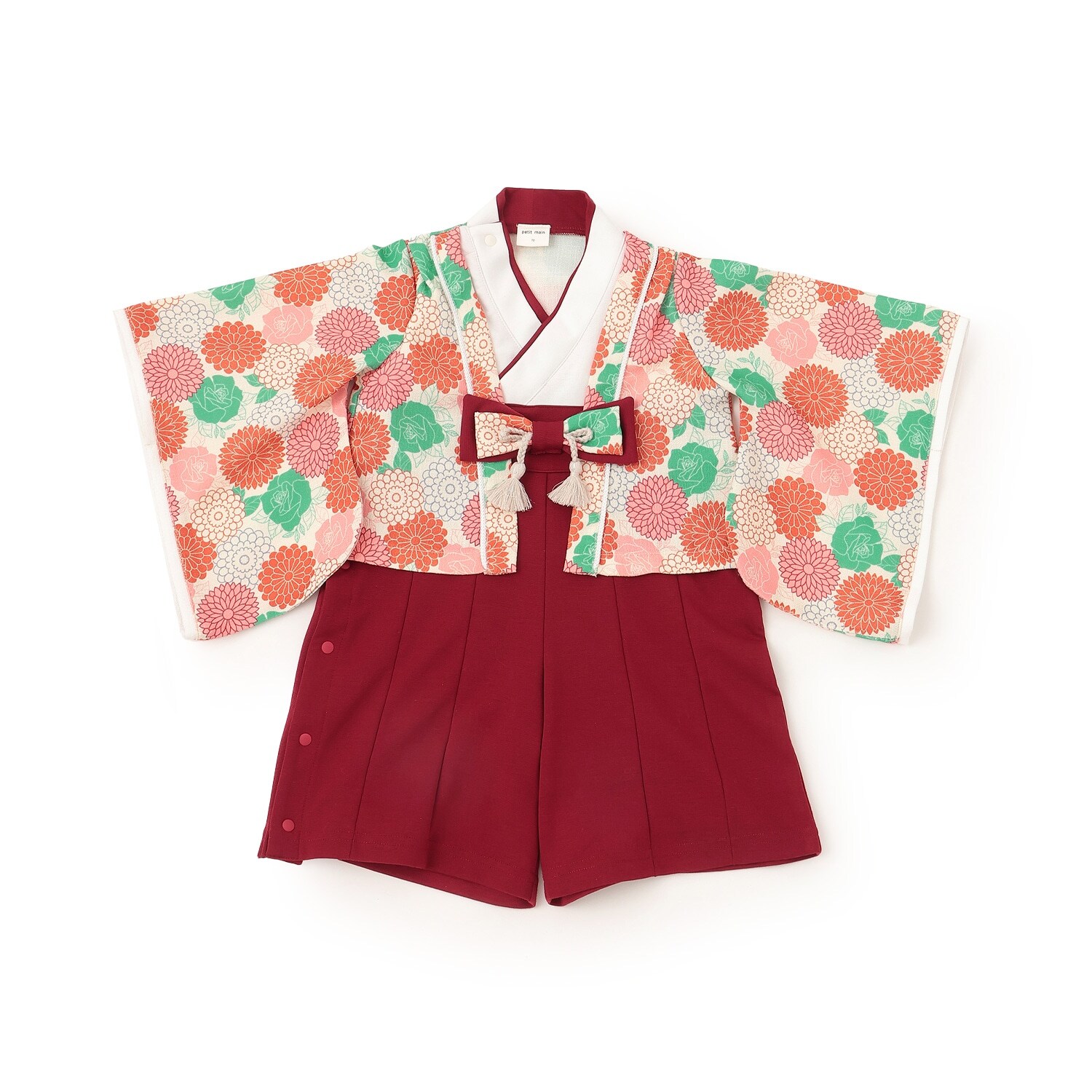 girls 袴カバーオール