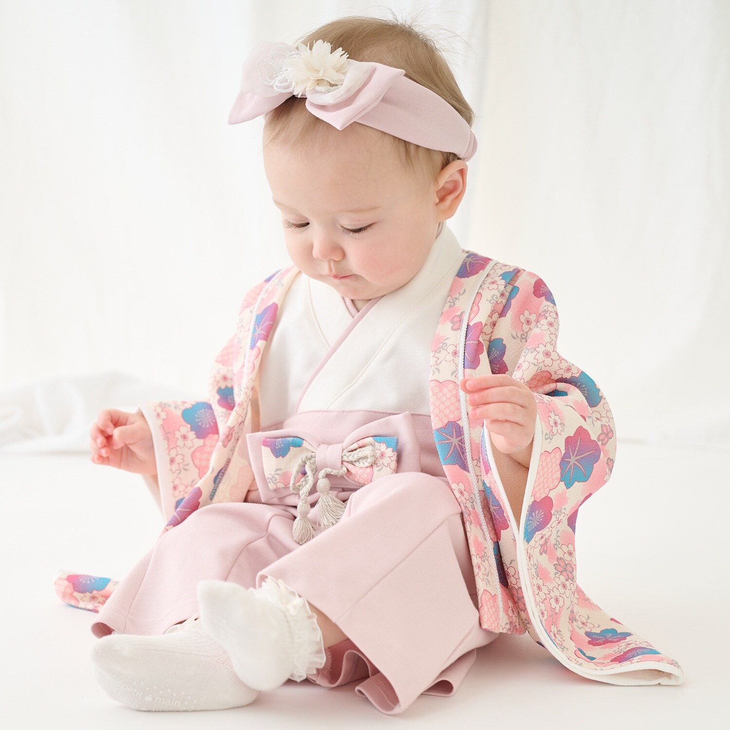 girls 袴カバーオール