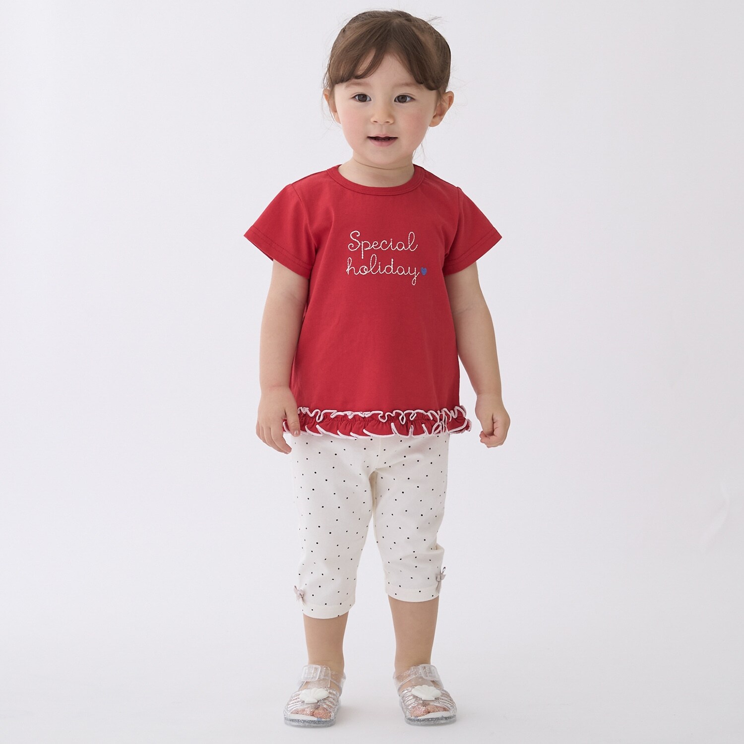 【プティプラ】GIRLS 7分丈レギンス