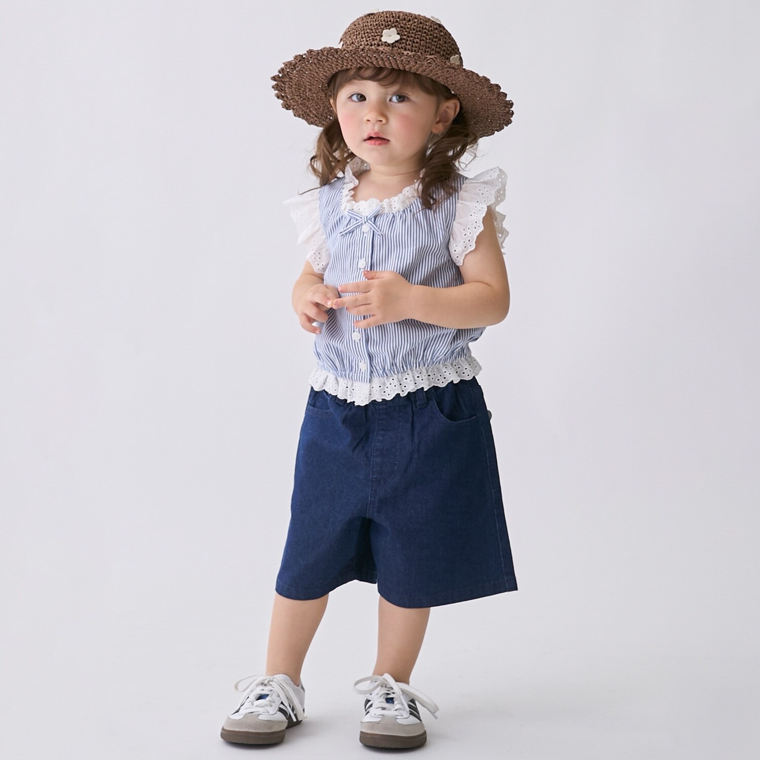 ハーフワイドパンツ