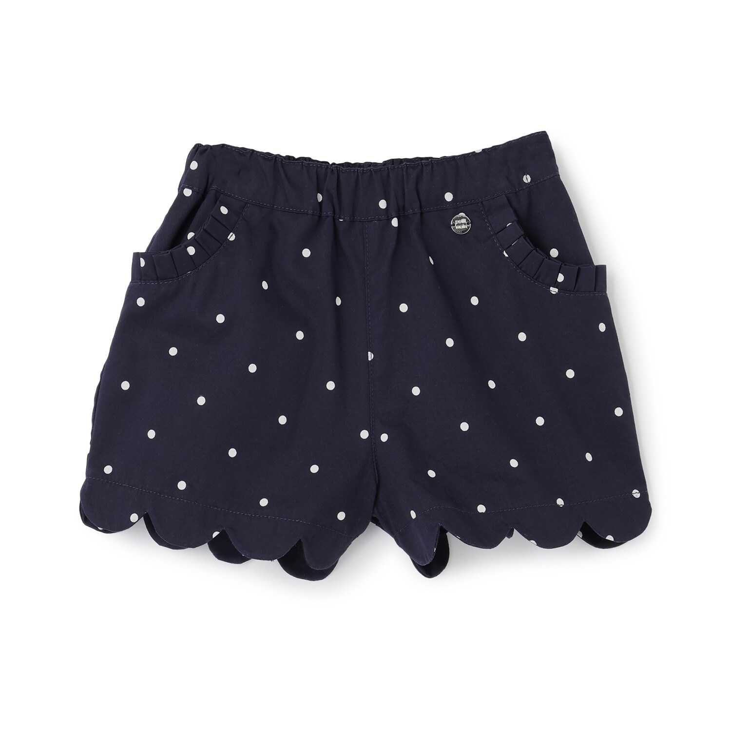 【防汚加工】スカラップショートパンツ