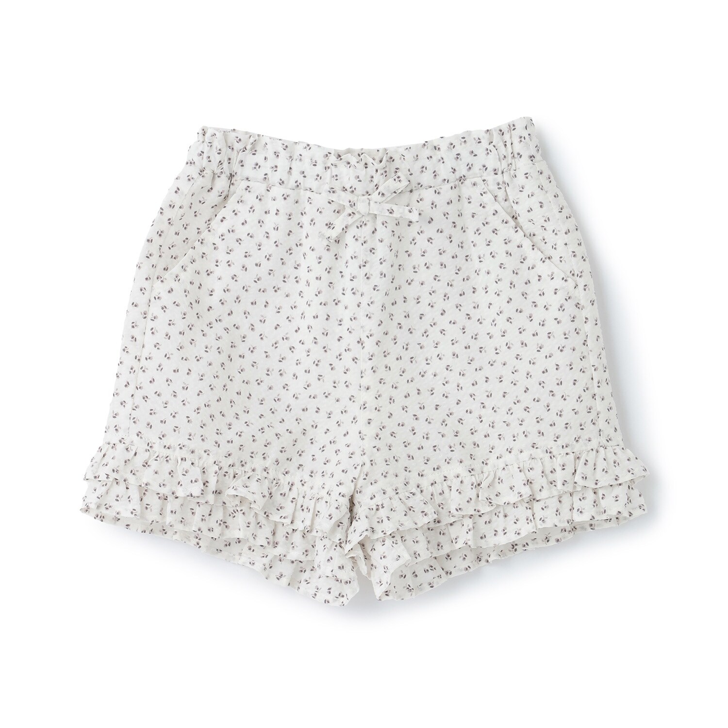 【接触冷感/リンク】ちびフリルショートパンツ