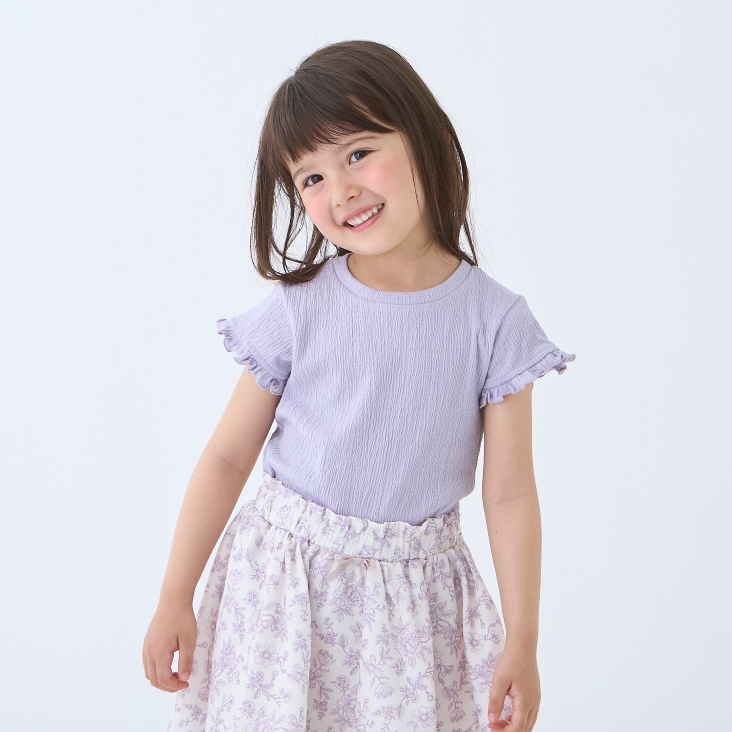 カット楊柳Tシャツ