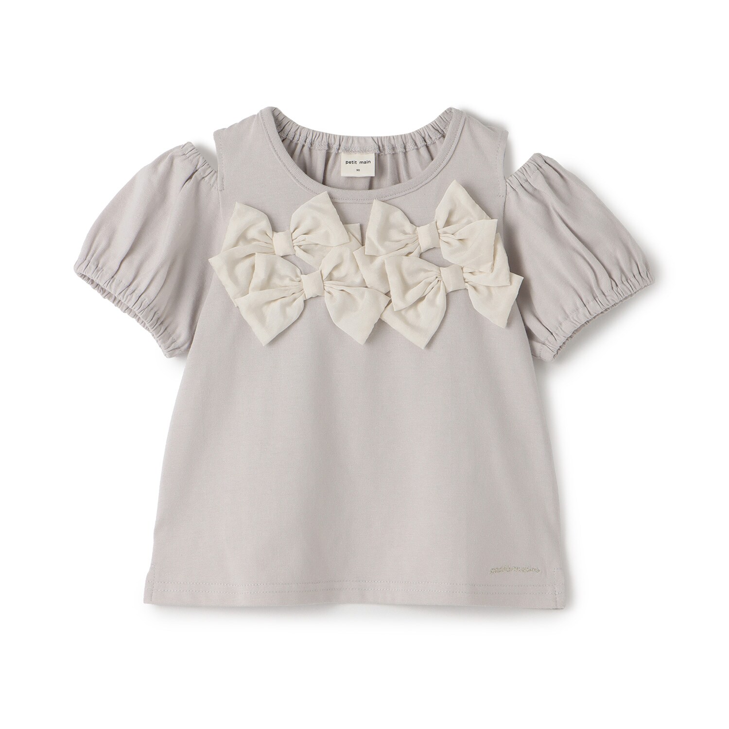 リボンオフショルTシャツ