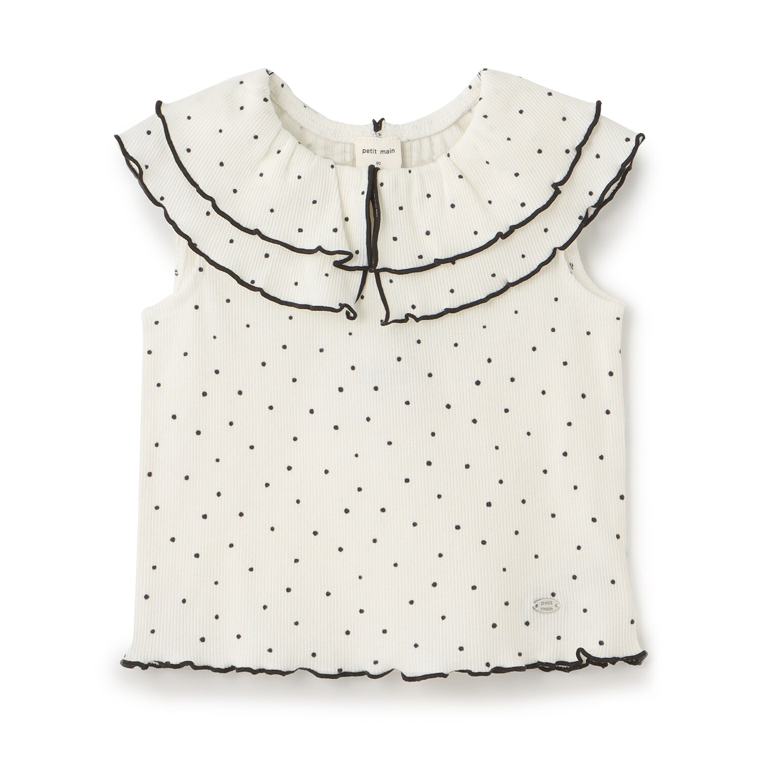 【接触冷感/リンク】メロー衿Tシャツ