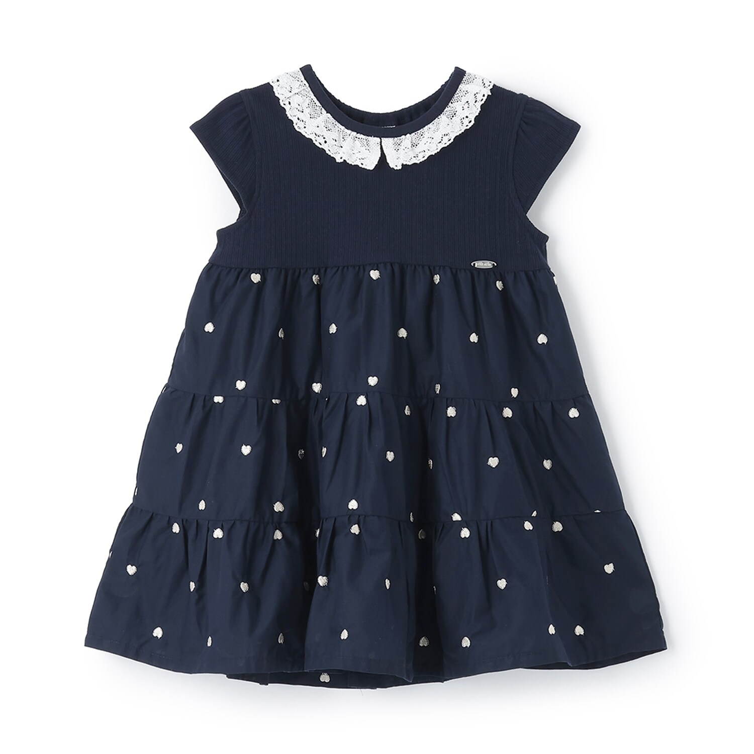 【リンク】ハート刺しゅうドッキングワンピース