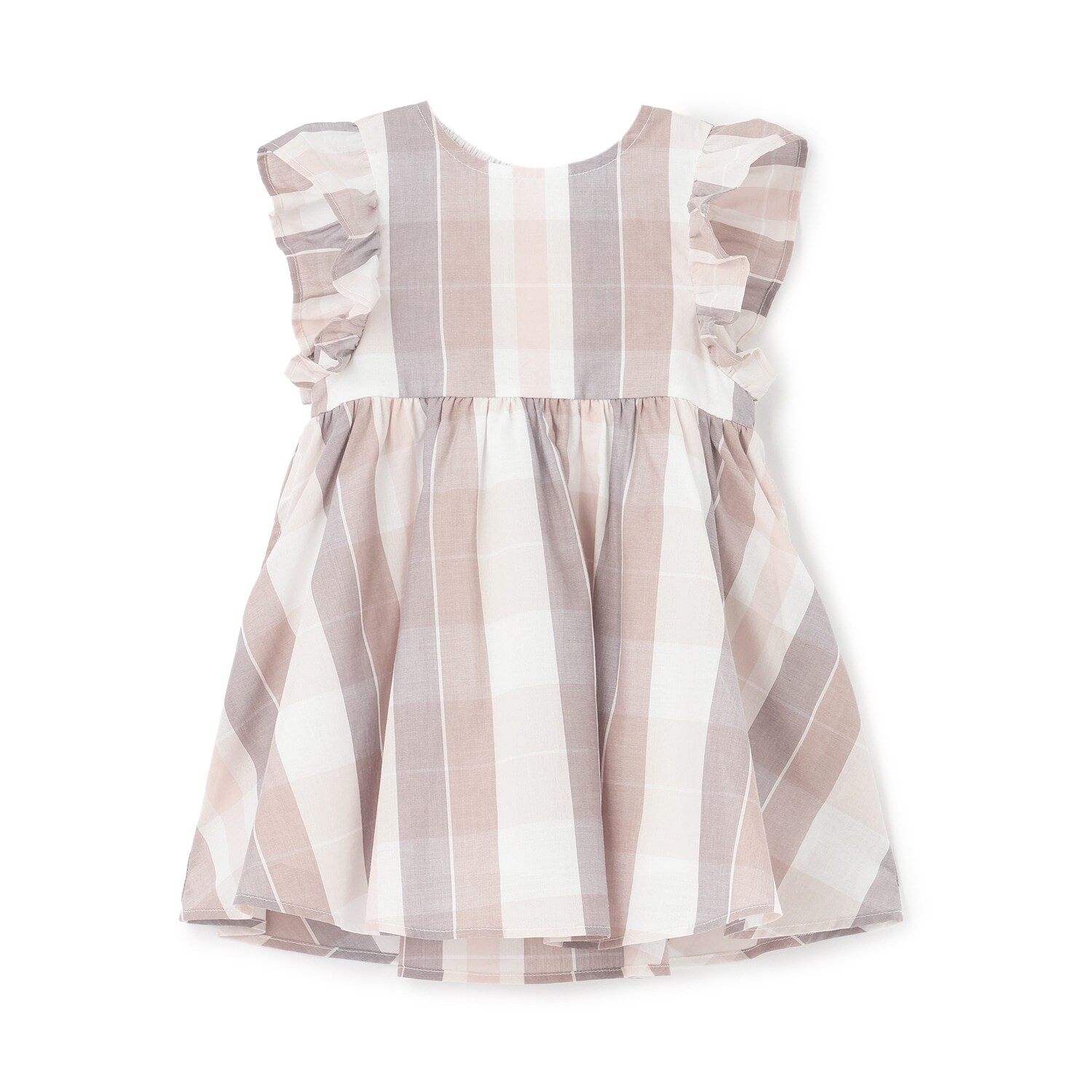 【リンク】チェックフレアワンピース