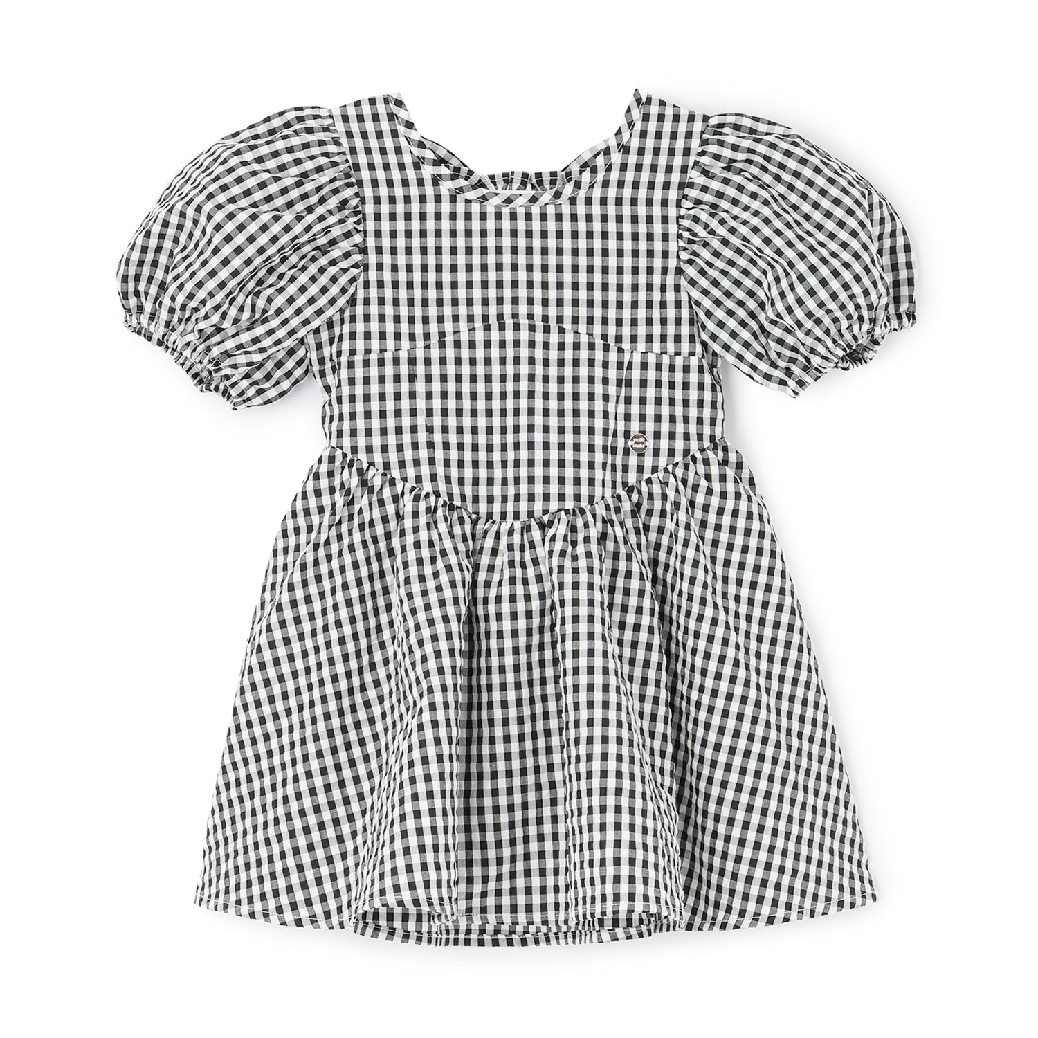 【リンク】袖パフペプラムワンピース