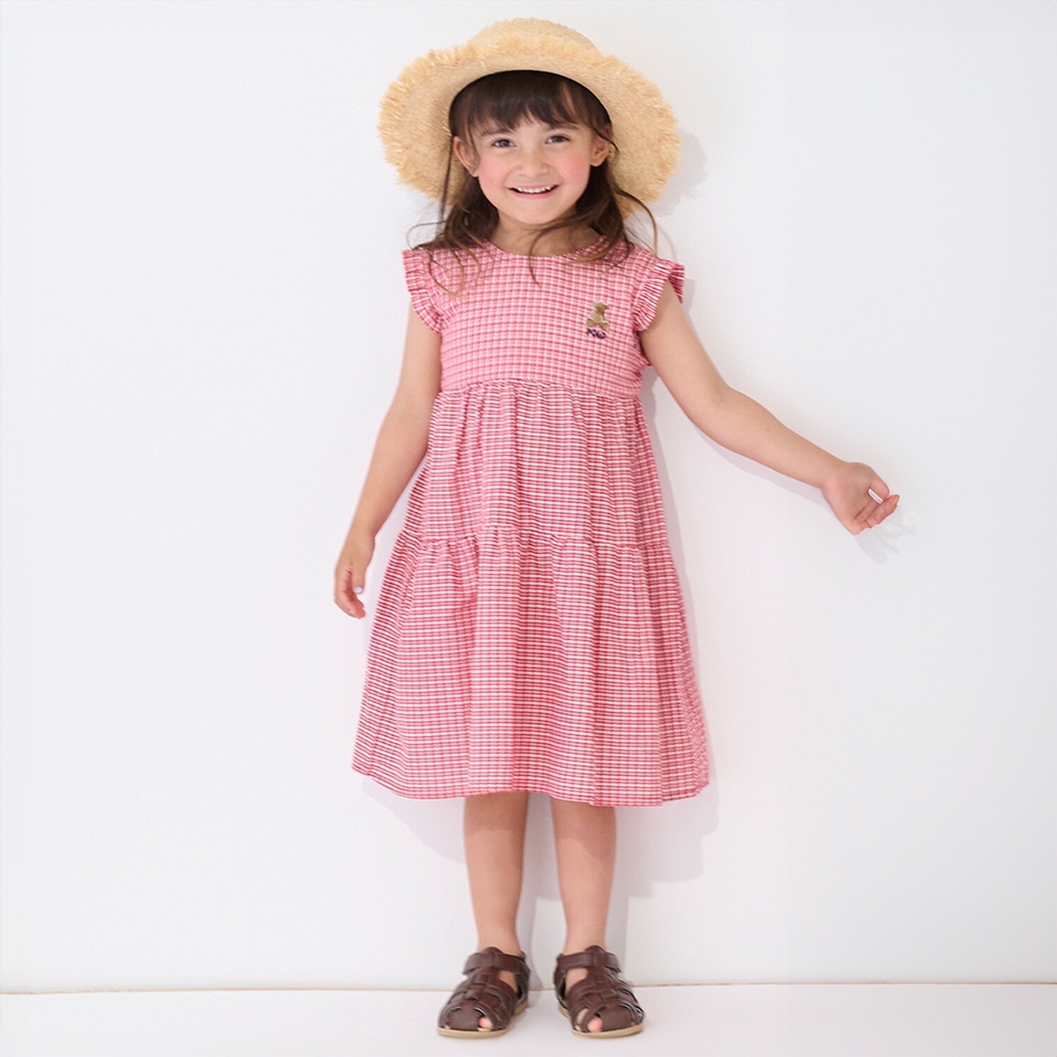 【POLO BCS/リンク】チェックワンピース