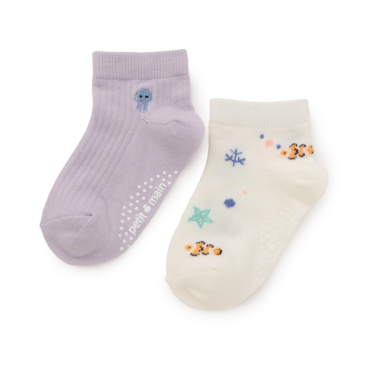 GIRLS吸水速乾ソックス2P