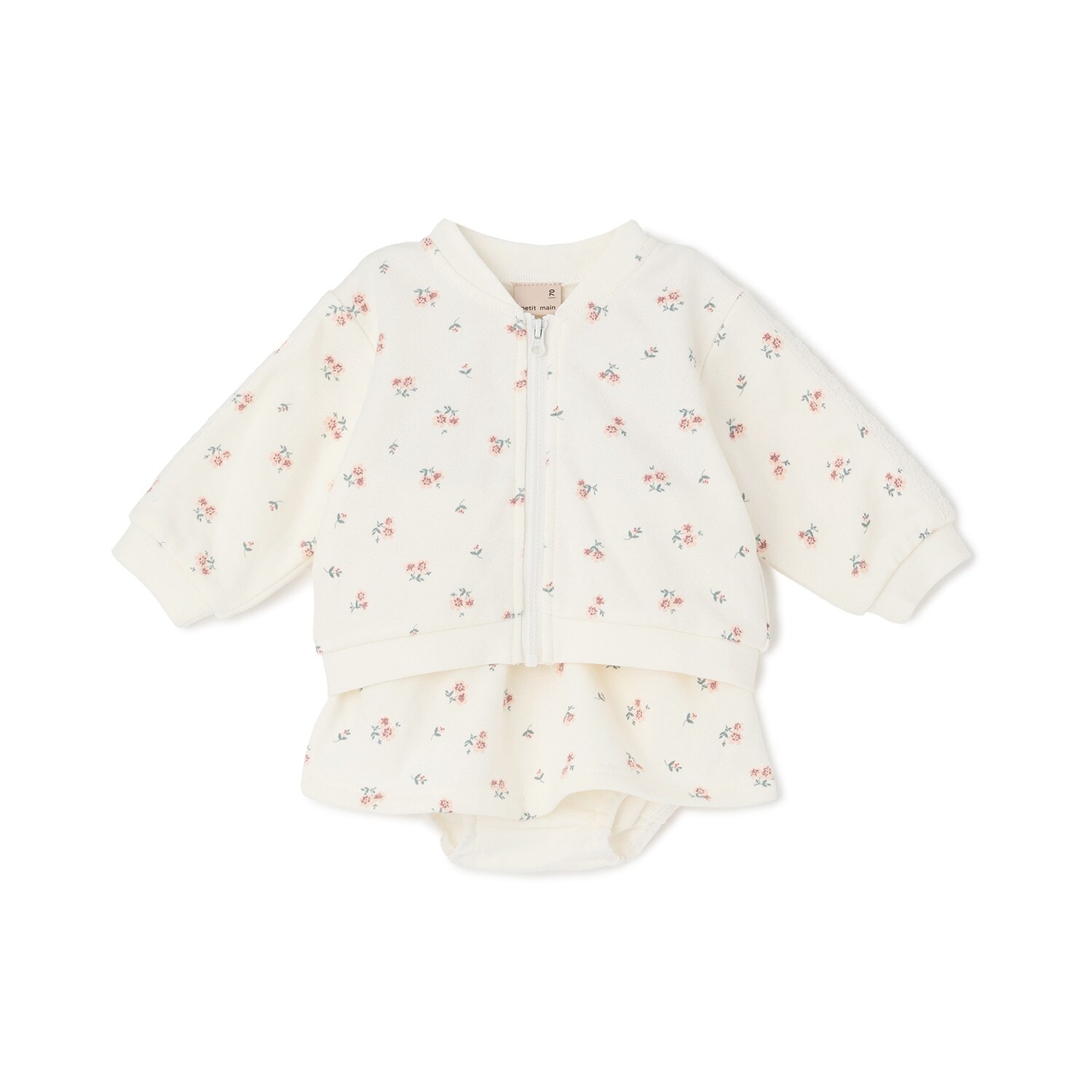 【リンク】花柄ZIP＆スカパンセットアップ