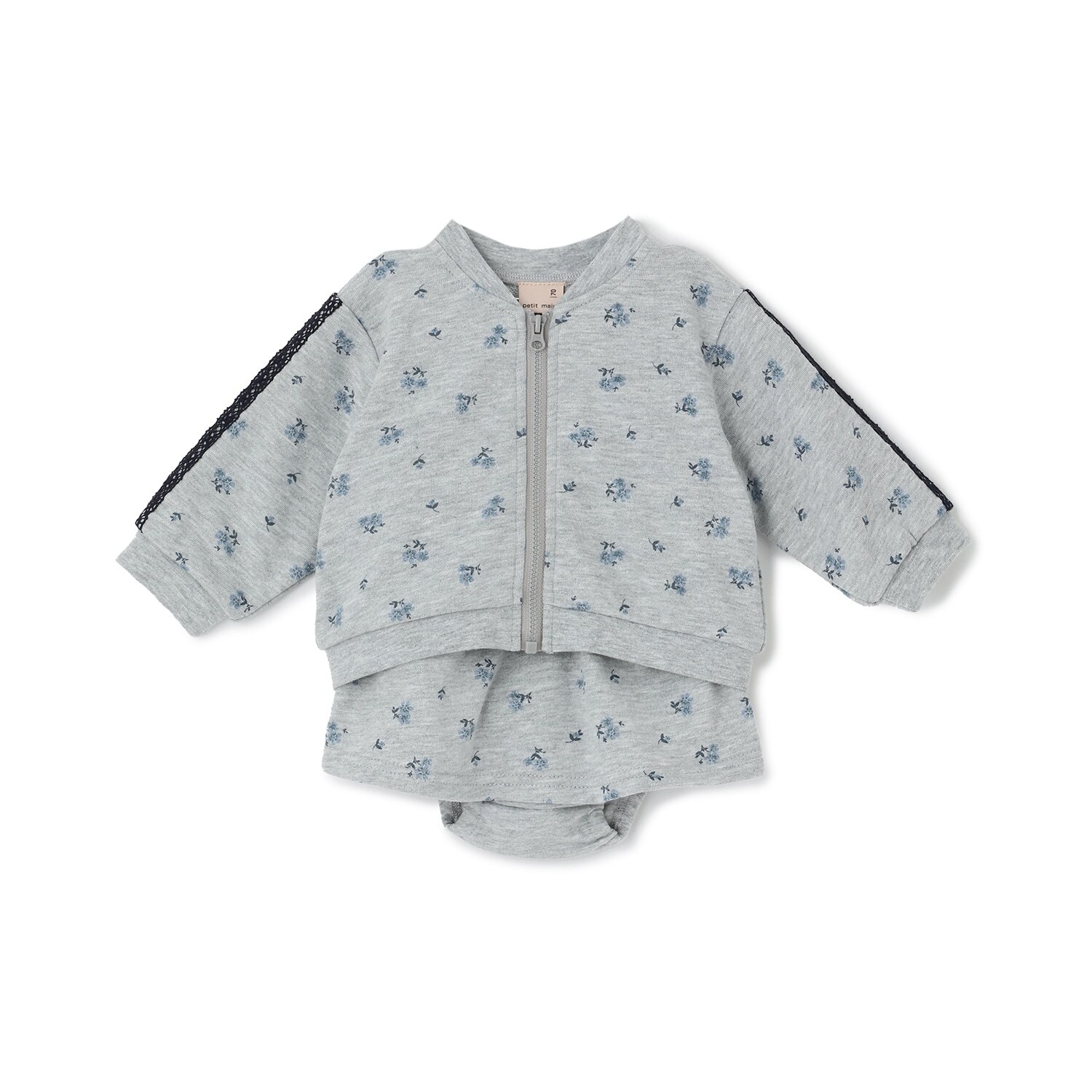 【リンク】花柄ZIP＆スカパンセットアップ