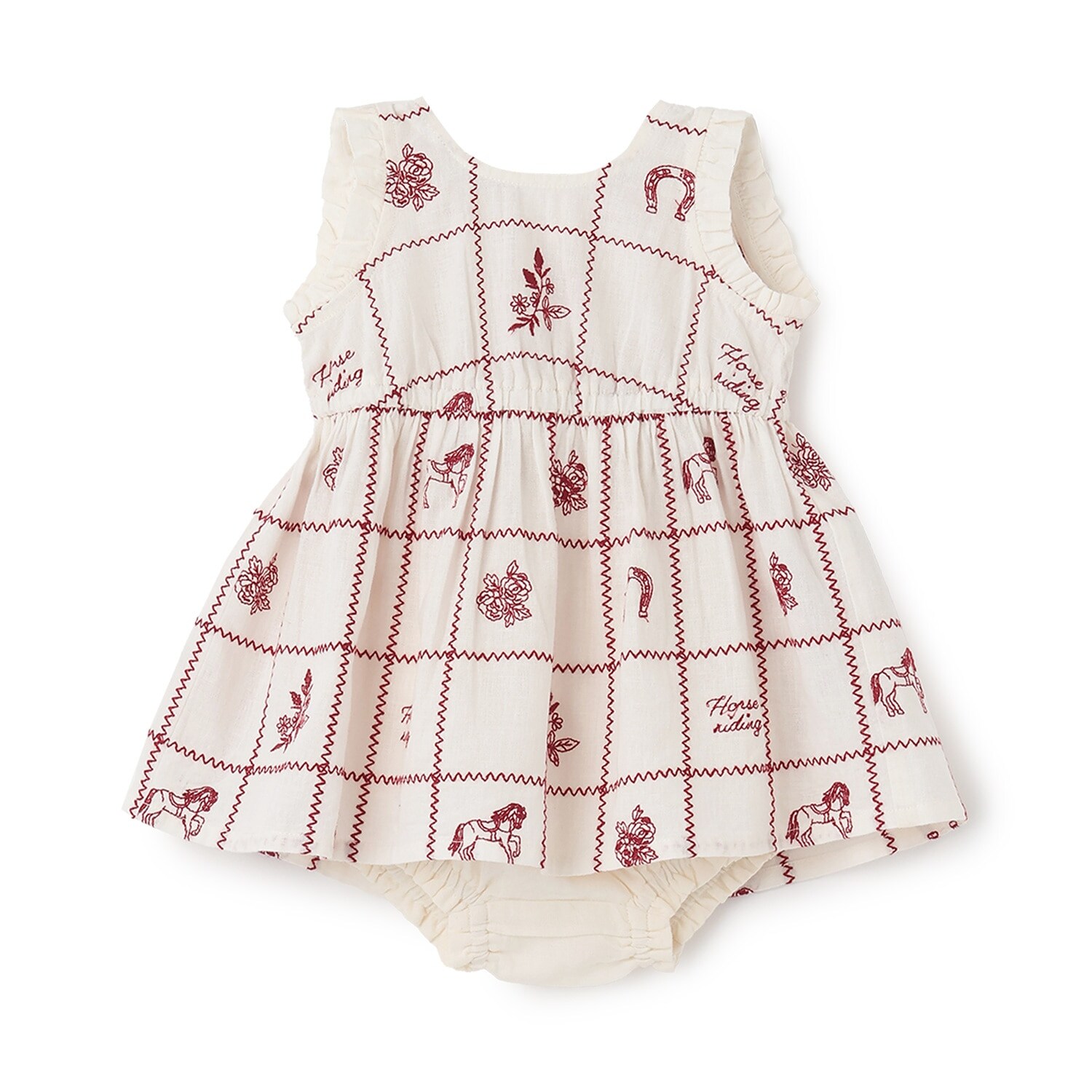 【リンク】インド綿モチーフ刺しゅうOPセットアップ