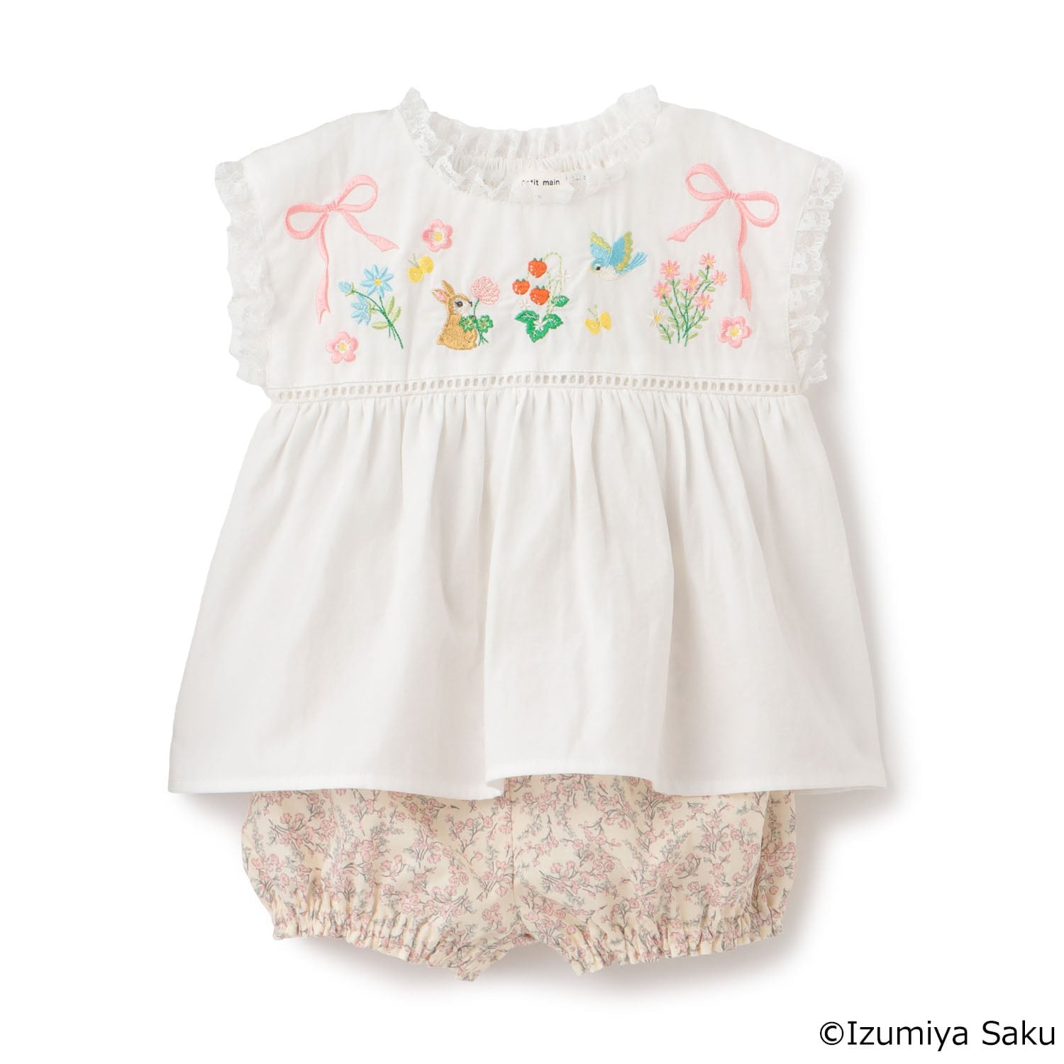 【泉谷 サク】モチーフ刺しゅうセットアップ