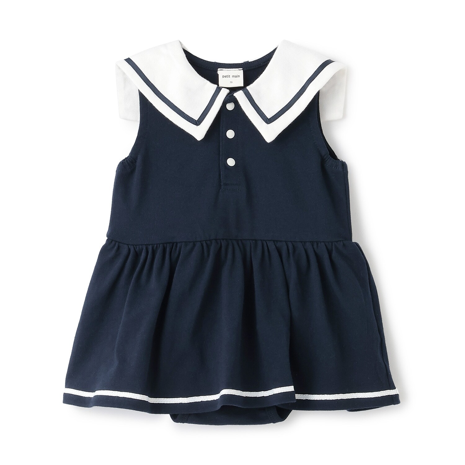 【WEB別注】セーラーOPロンパース