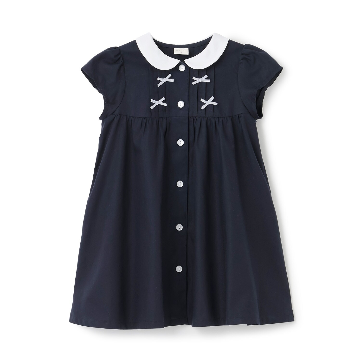 ちびリボンピンタックワンピース