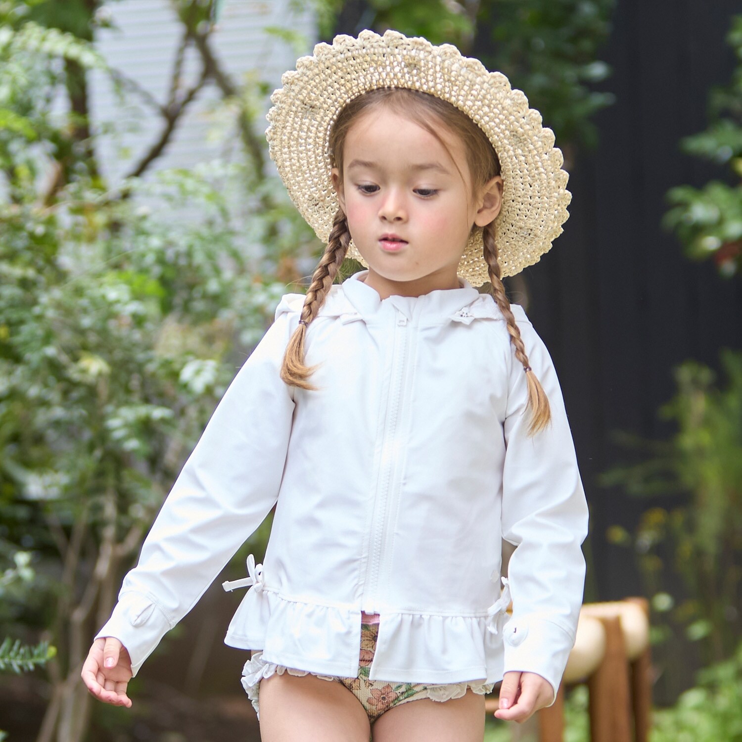 【SWIM】フリルラッシュガード