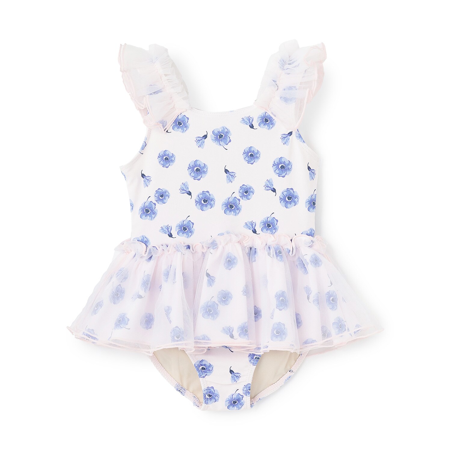 SWIM　チュールワンピース水着