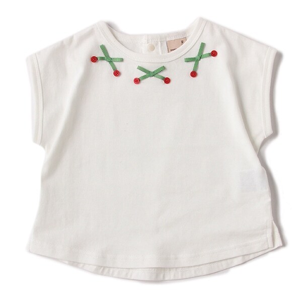 チェリーモチーフラグランTシャツ