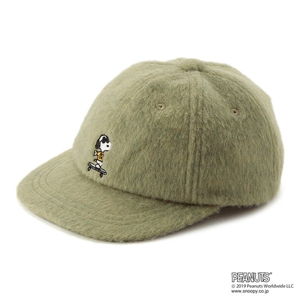 【PEANUTSコラボ】 スヌーピー刺しゅうキャップ