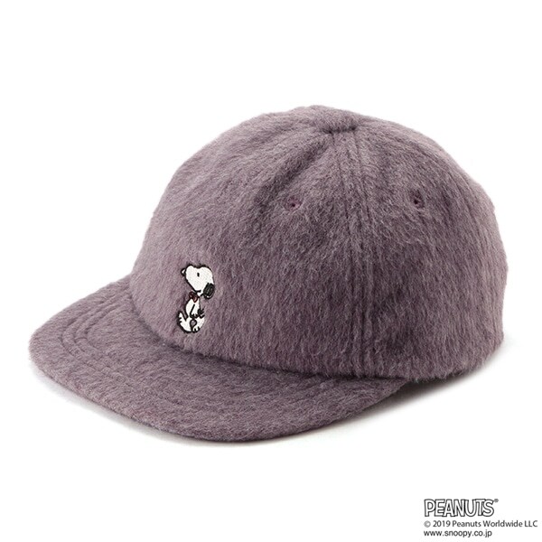 【PEANUTSコラボ】 スヌーピー刺しゅうキャップ