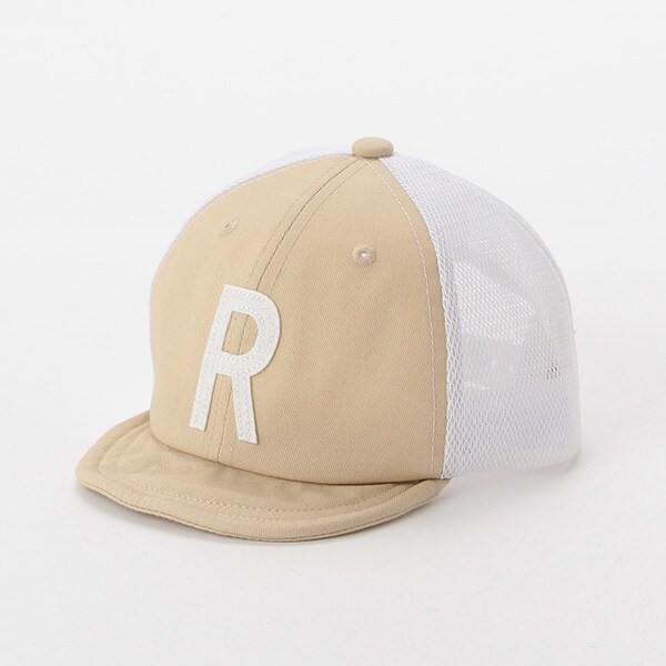 メッシュ切り替えアルファベットロゴキャップ