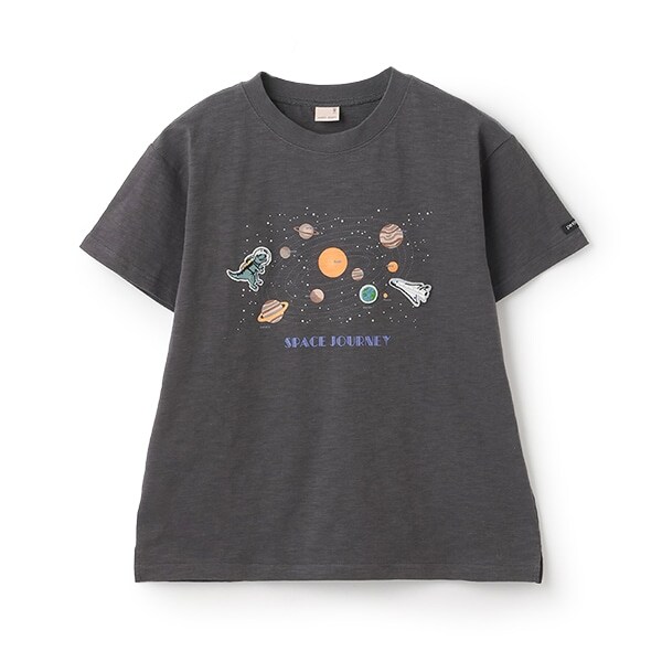 【WEB限定】【防汚加工】宇宙グラフィックTシャツ(ジュニア)
