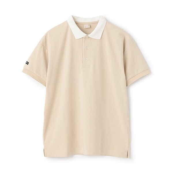 【WEB限定】【接触冷感】ポロ衿配色Tシャツ(ジュニア)