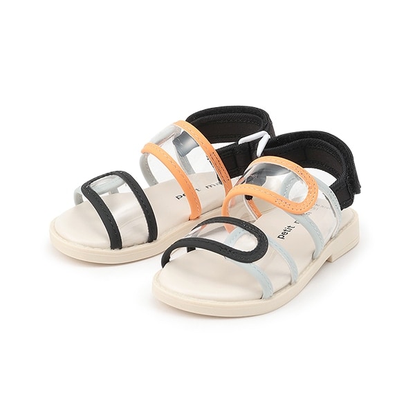 【WEB限定】配色クリアサンダル