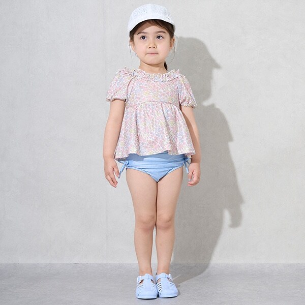 【WEB限定】【SWIM】パフスリーブタンキニ