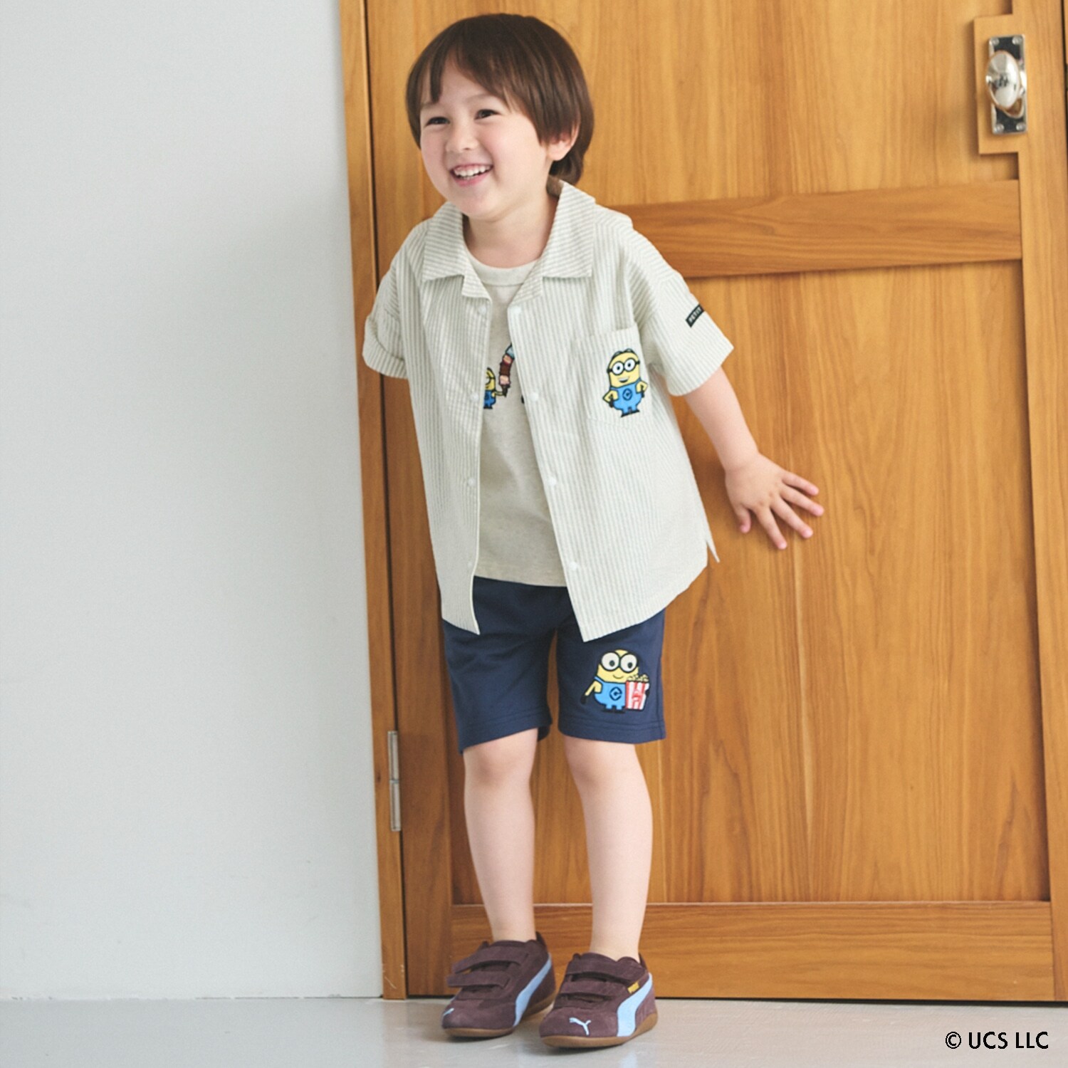 【ミニオン】カットハーフパンツ