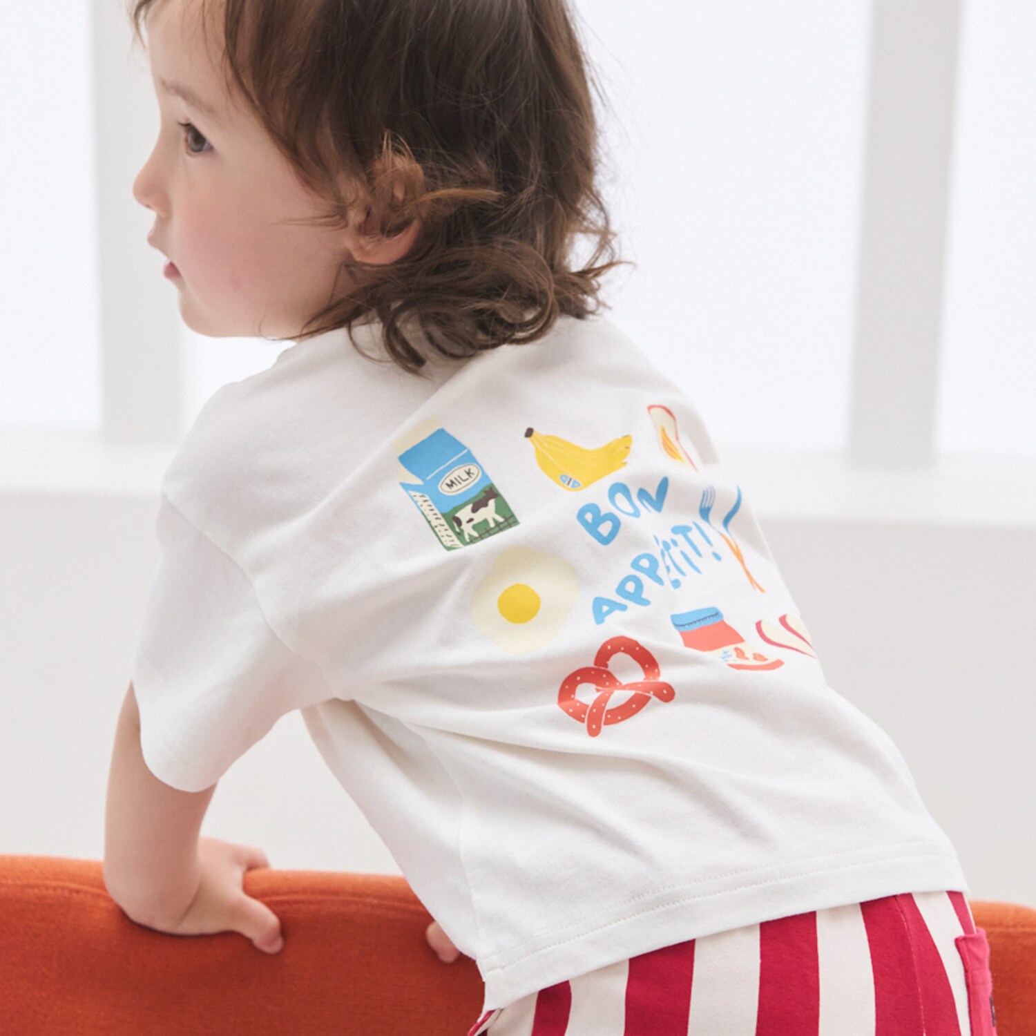 【プティプラ/WEB先行販売】バックプリント半袖Tシャツ