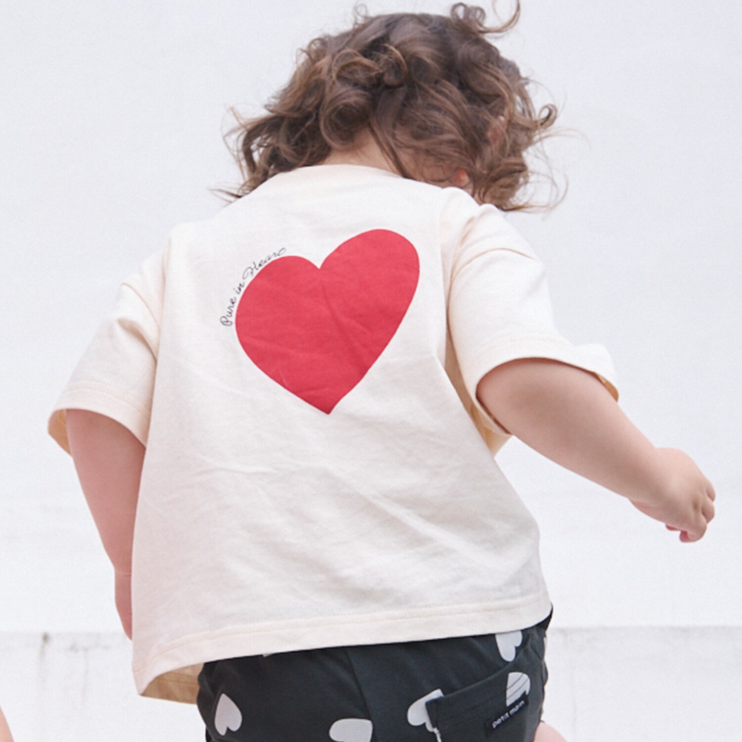 【プティプラ/WEB先行販売】バックプリント半袖Tシャツ