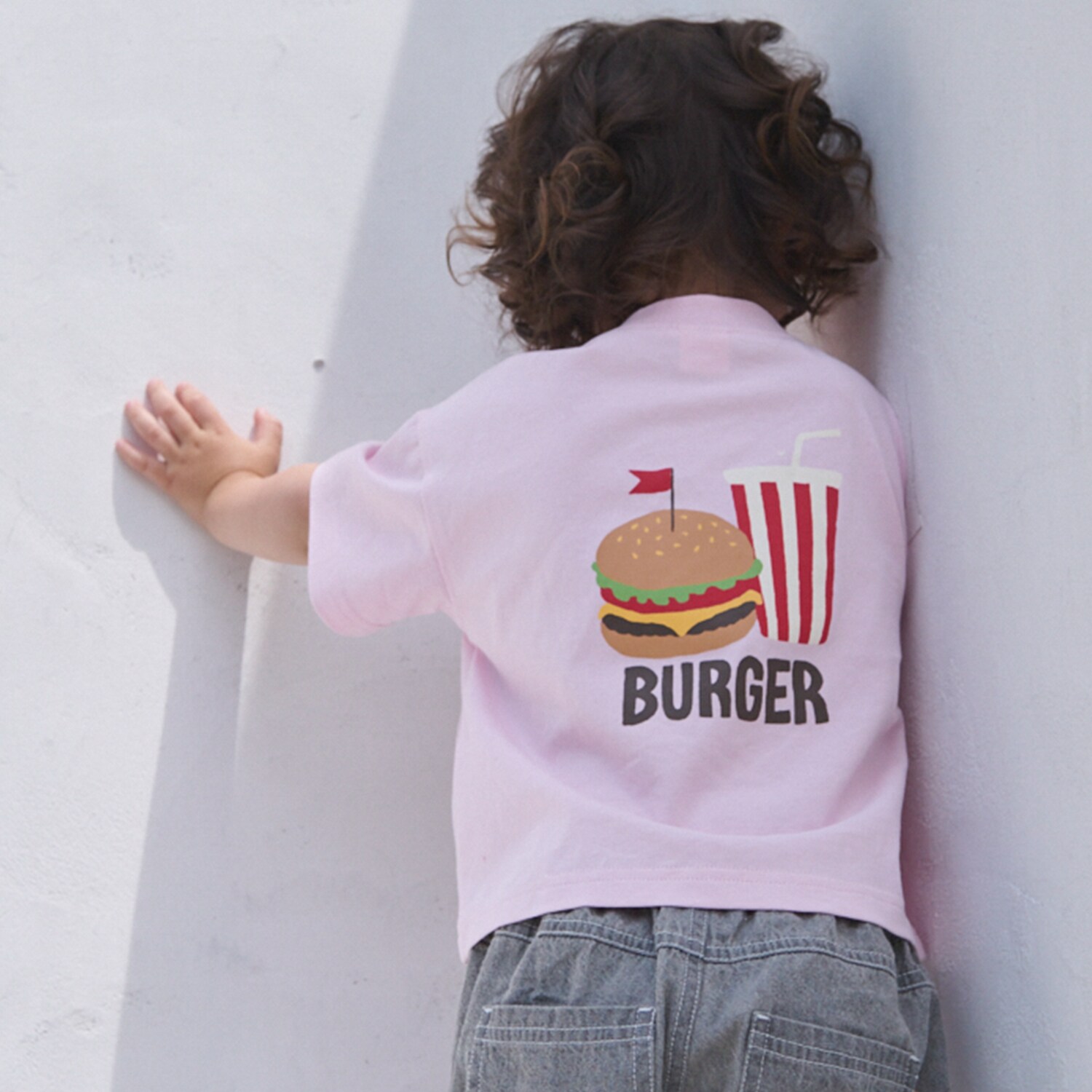 【プティプラ/WEB先行販売】バックプリント半袖Tシャツ