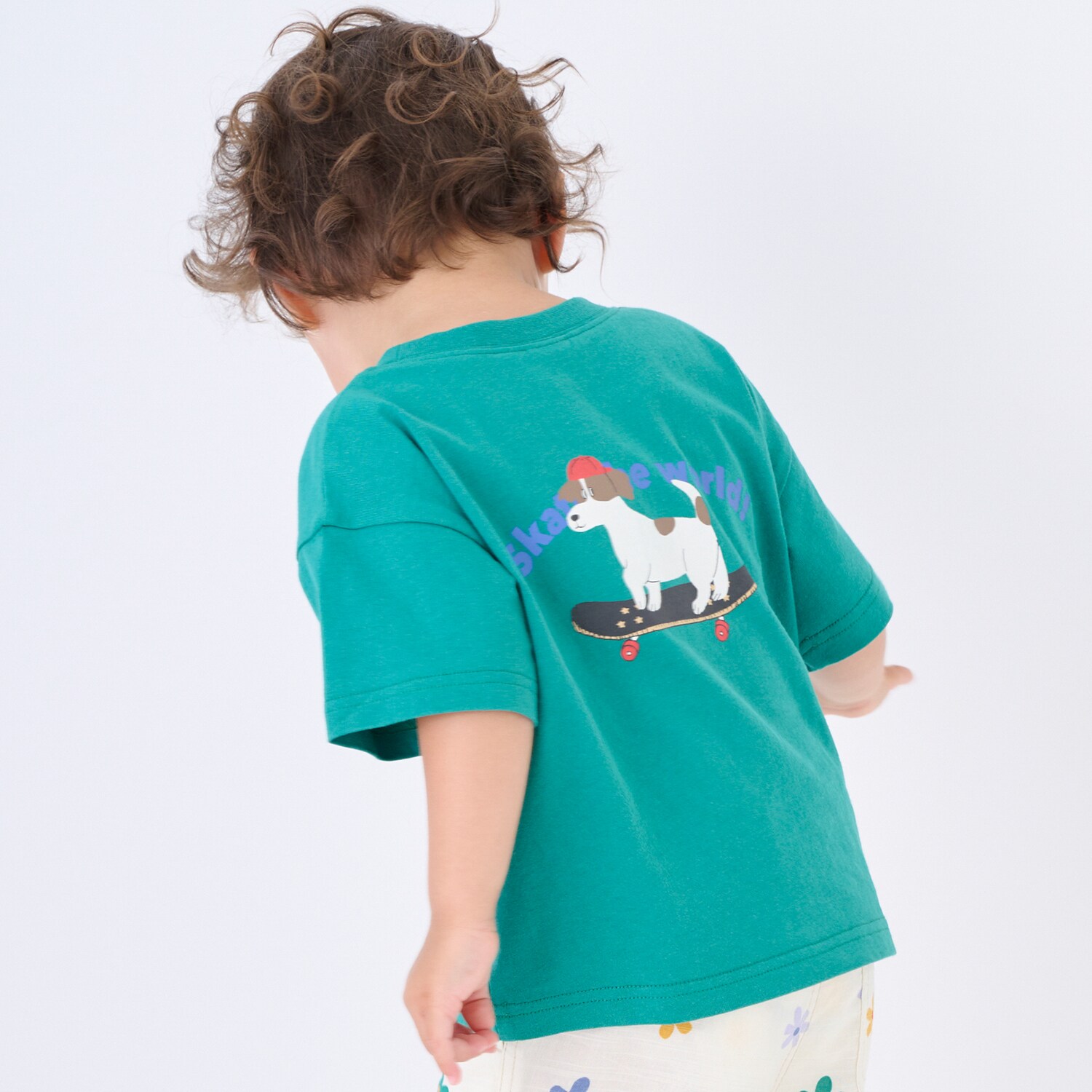 【プティプラ/WEB先行販売】バックプリント半袖Tシャツ