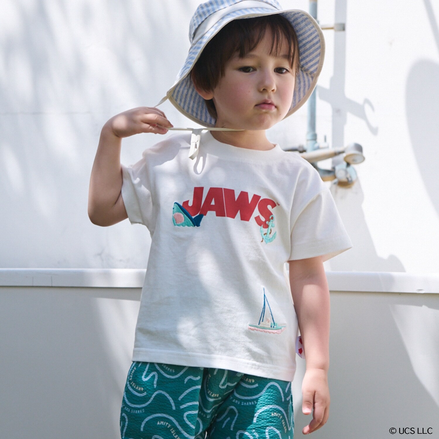 【WEB別注】【JAWS】接触冷感アソートグラフィック半袖Tシャツ
