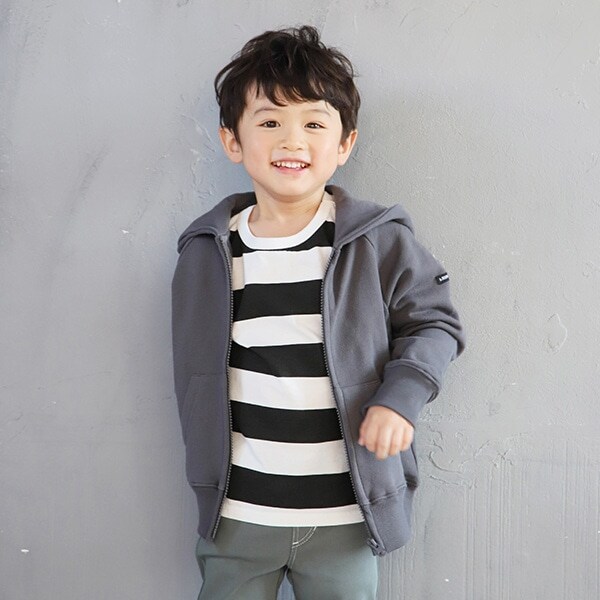 裏毛 フルジップパーカー