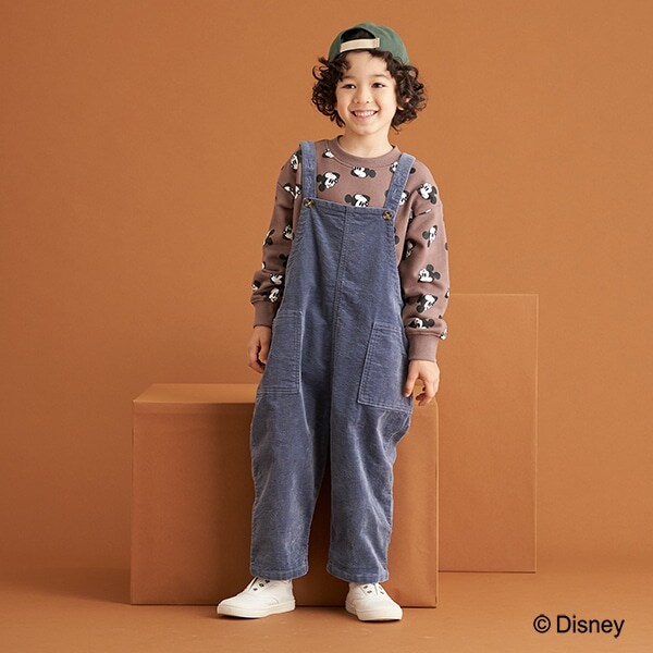 コーデュロイオーバーオール