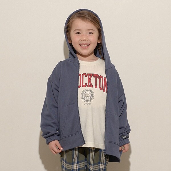 【万能アイテム】ドロップシンプルジップパーカ