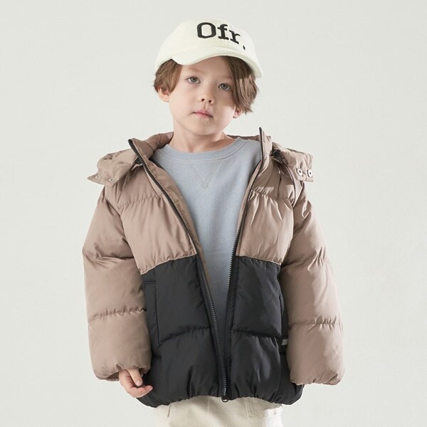 【万能アウター】フード取り外せるふっくらパフジャケット