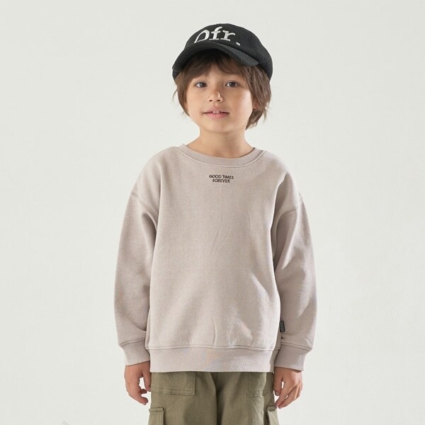 【どっちが前でもOK!】【表コットン毛玉バイバイ裏起毛】刺しゅうスウェット