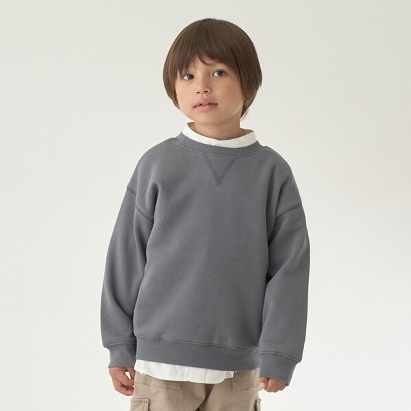 【どっちが前でもOK!】【表コットン毛玉バイバイ裏起毛】刺しゅうスウェット